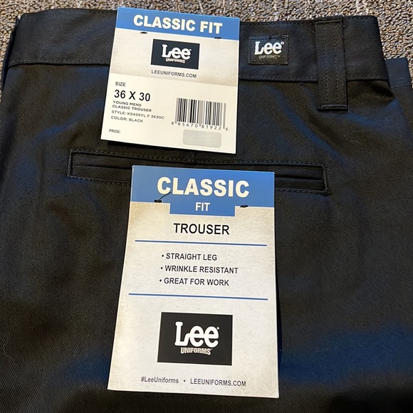 Lee Uniform, Young Mens Classic Trouser NWT - Picture 6 of 7